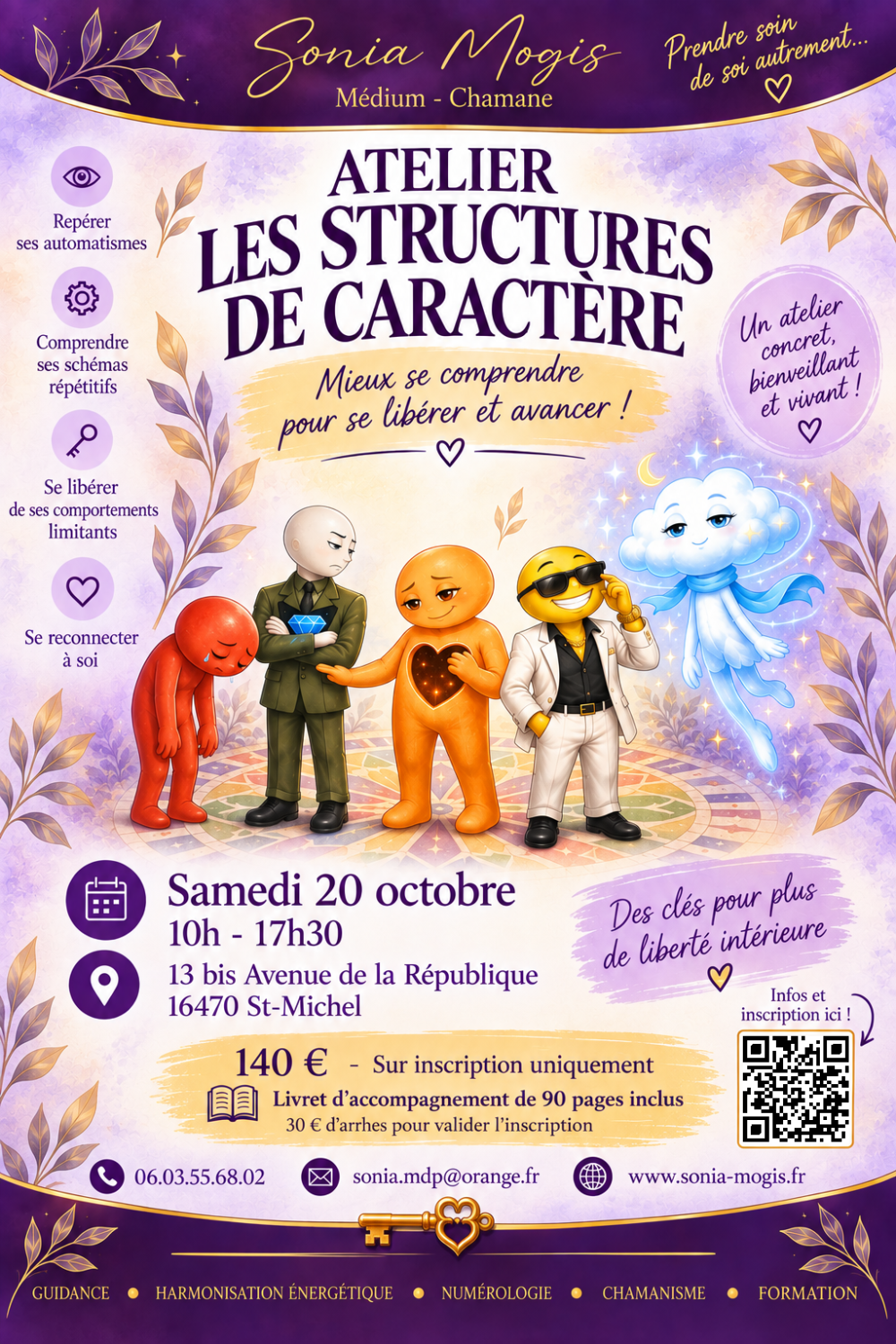 Les structures de caractères Niveau 1 : Dimanche 20 septembre 2026