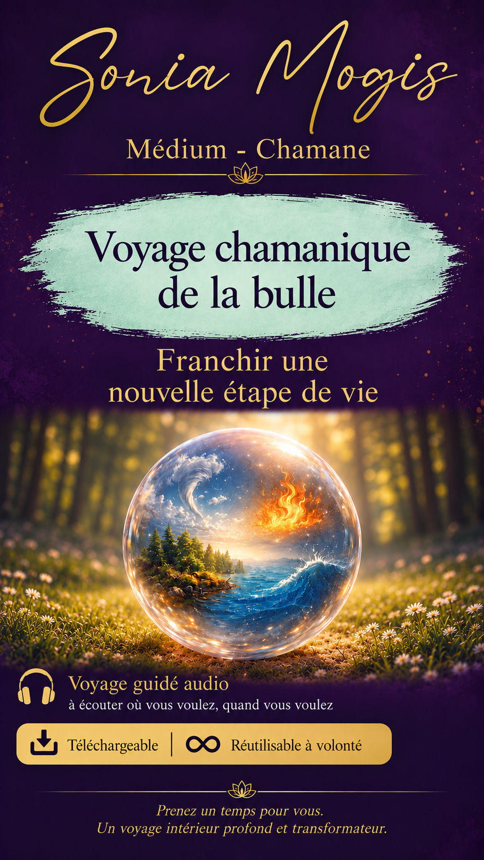 Voyage chamanique de la bulle